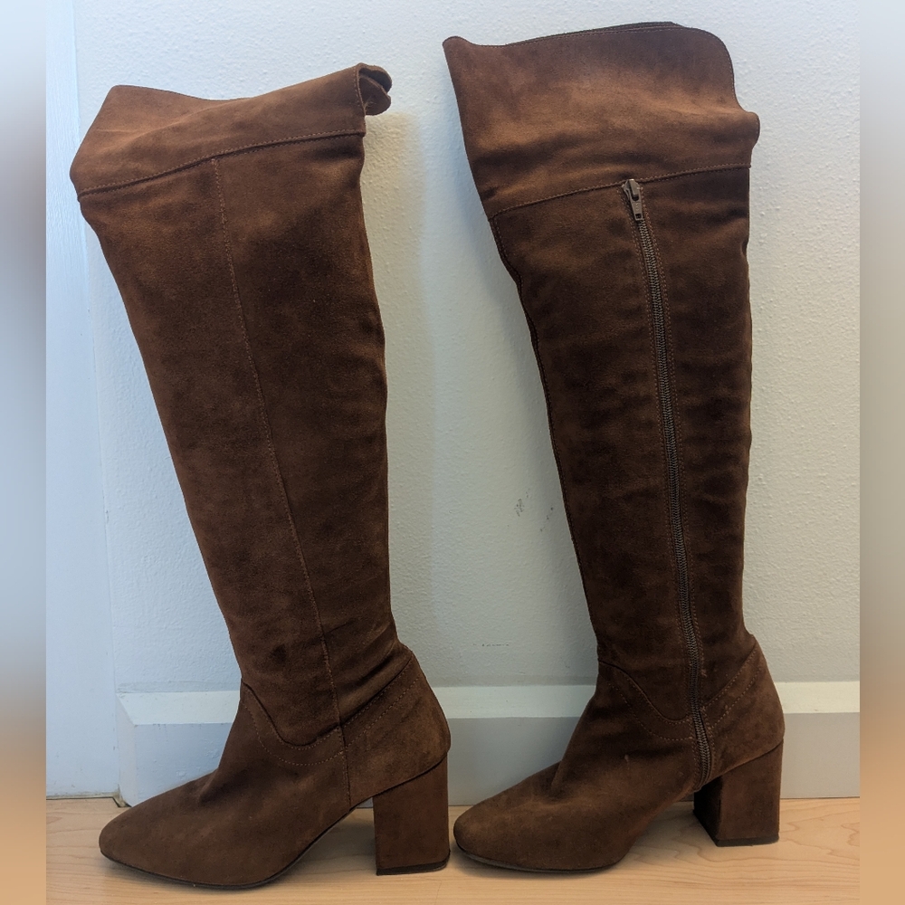 Real Suede OTK Boots